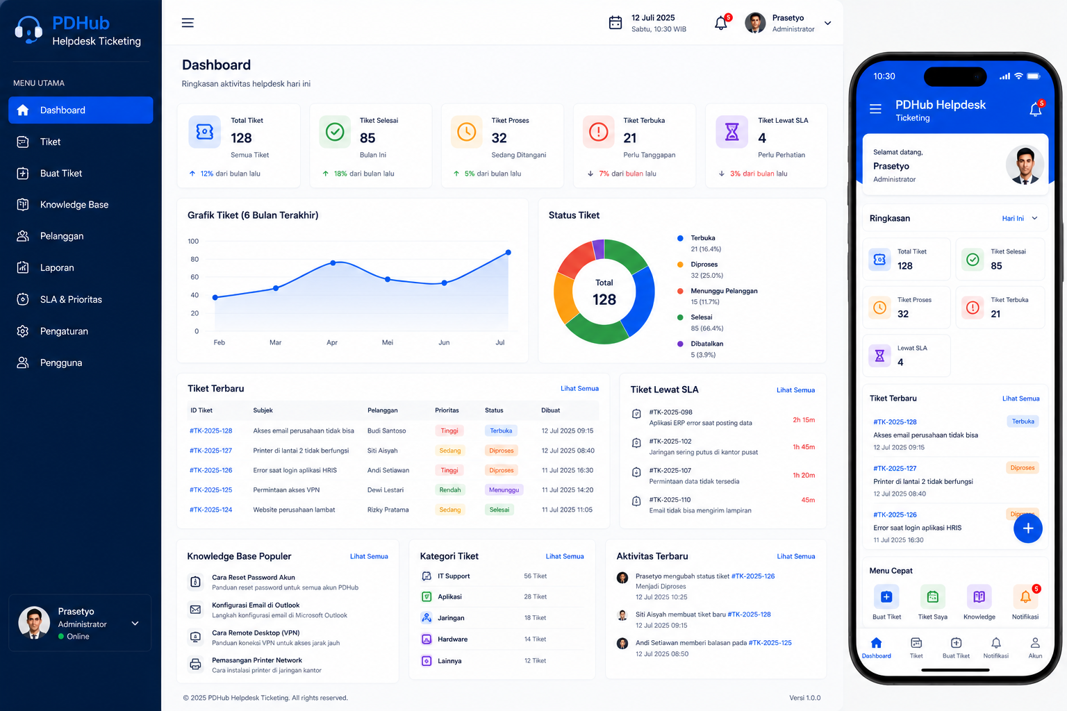 PDHub Helpdesk Ticketing